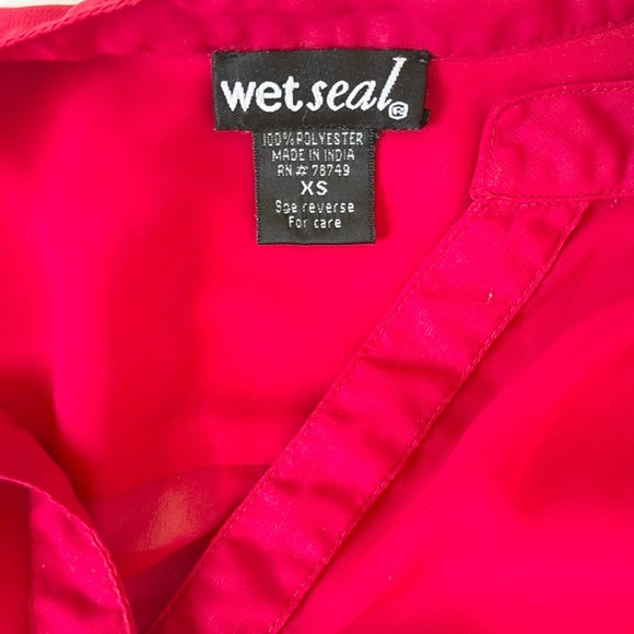 Wet Seal Sheer Blouse - Picture 6 of 6